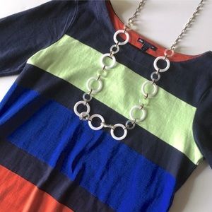 NWT Gap Color Block Shift Dress
